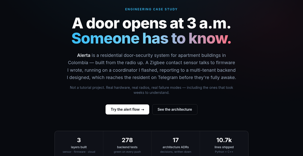 Alerta — IoT Door Security